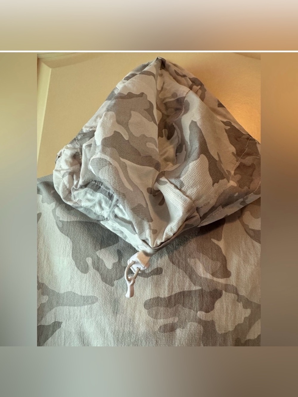 Champion Gray Camouflage Hooded Jacket Women - Picture 7 of 9